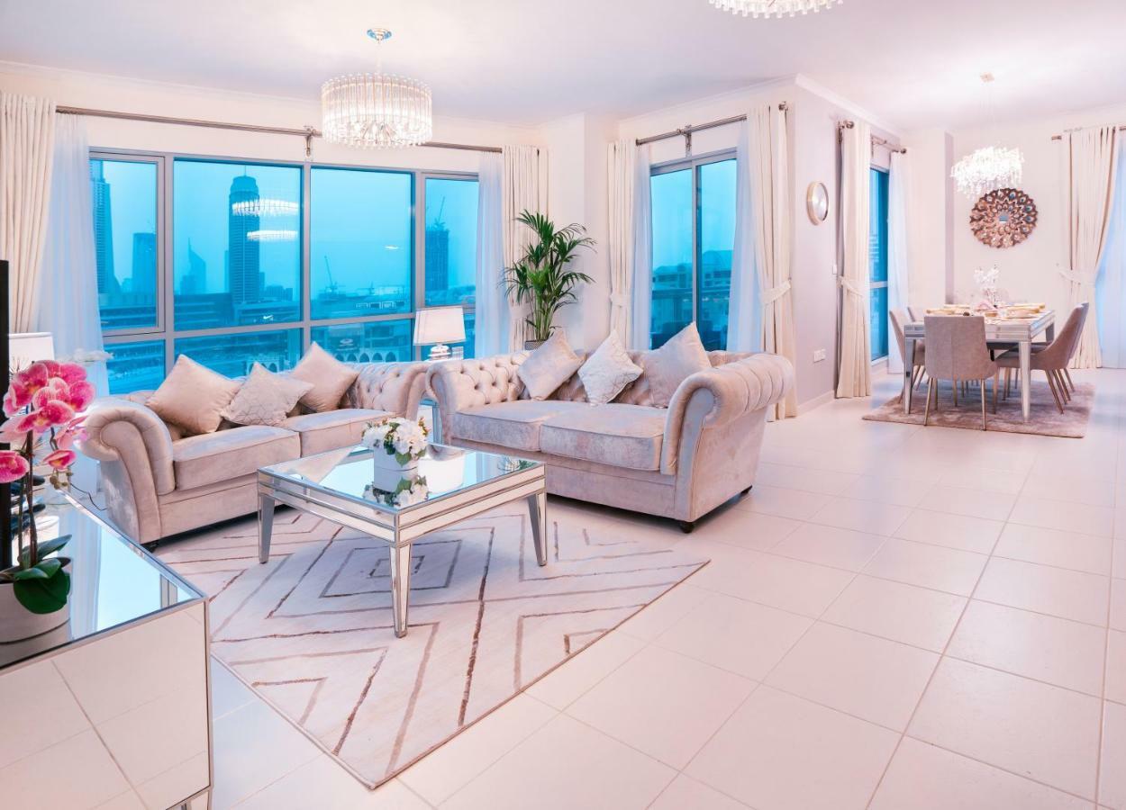 Elite Royal Apartment - Full Burj Khalifa & Fountain View - 2 Bedrooms And 1 Open Bedroom Without Partition Dubai Exterior foto